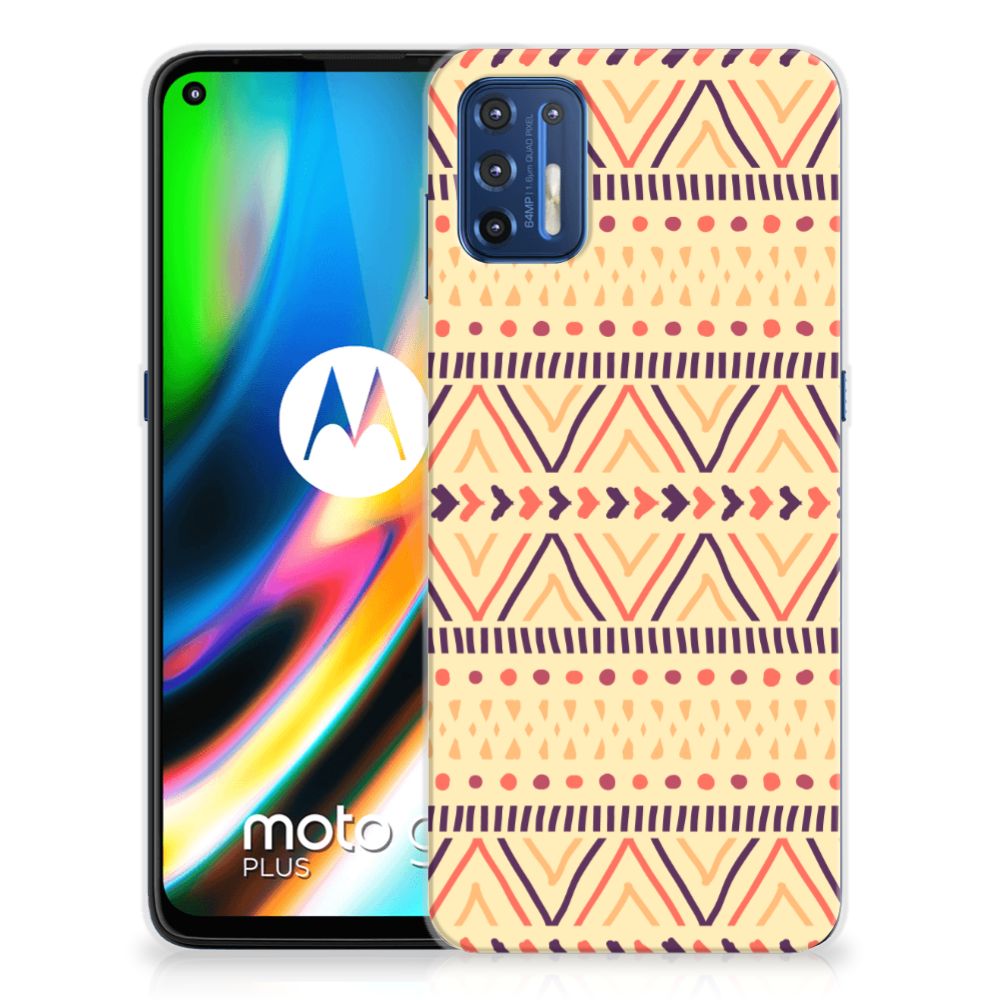 Motorola Moto G9 Plus TPU bumper Aztec Yellow