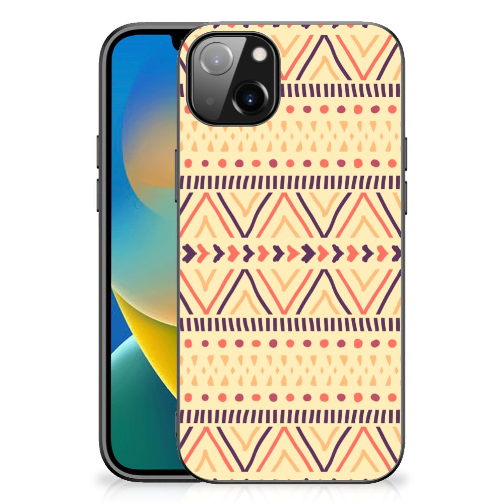 iPhone 14 Max Back Case Aztec Yellow