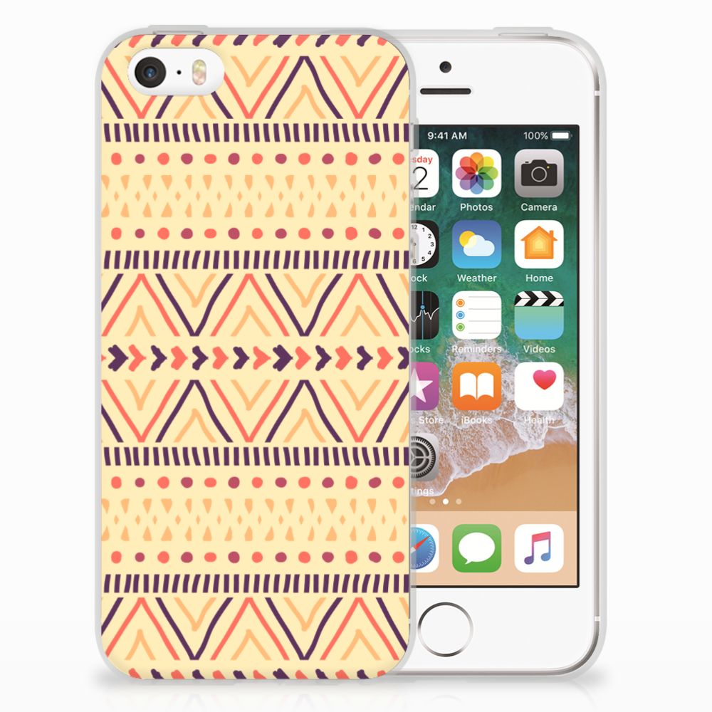 Apple iPhone SE | 5S TPU bumper Aztec Yellow