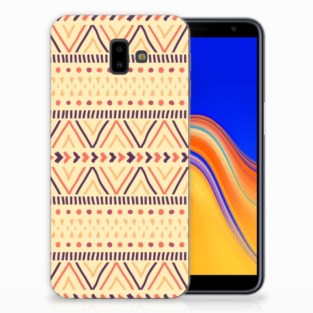 Samsung Galaxy J6 Plus (2018) TPU bumper Aztec Yellow