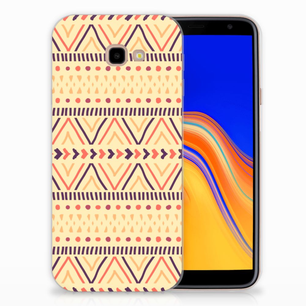 Samsung Galaxy J4 Plus (2018) TPU bumper Aztec Yellow