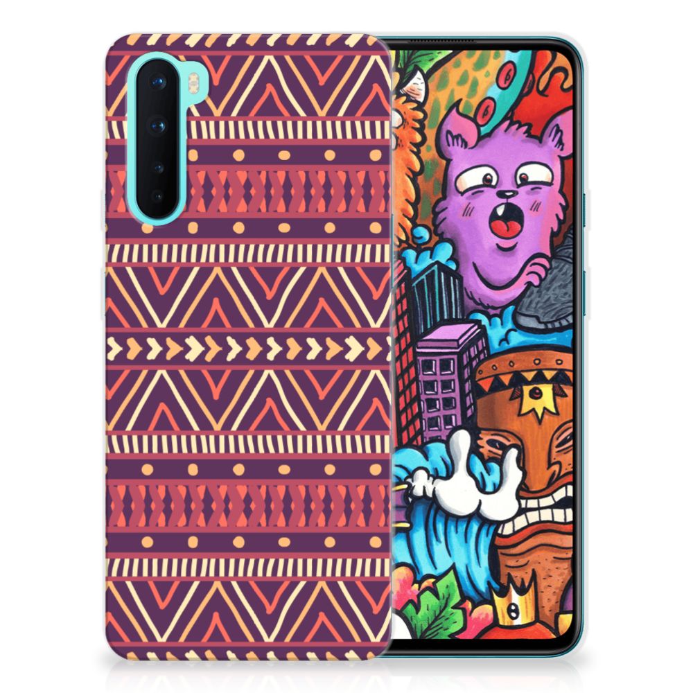 OnePlus Nord TPU bumper Aztec Paars