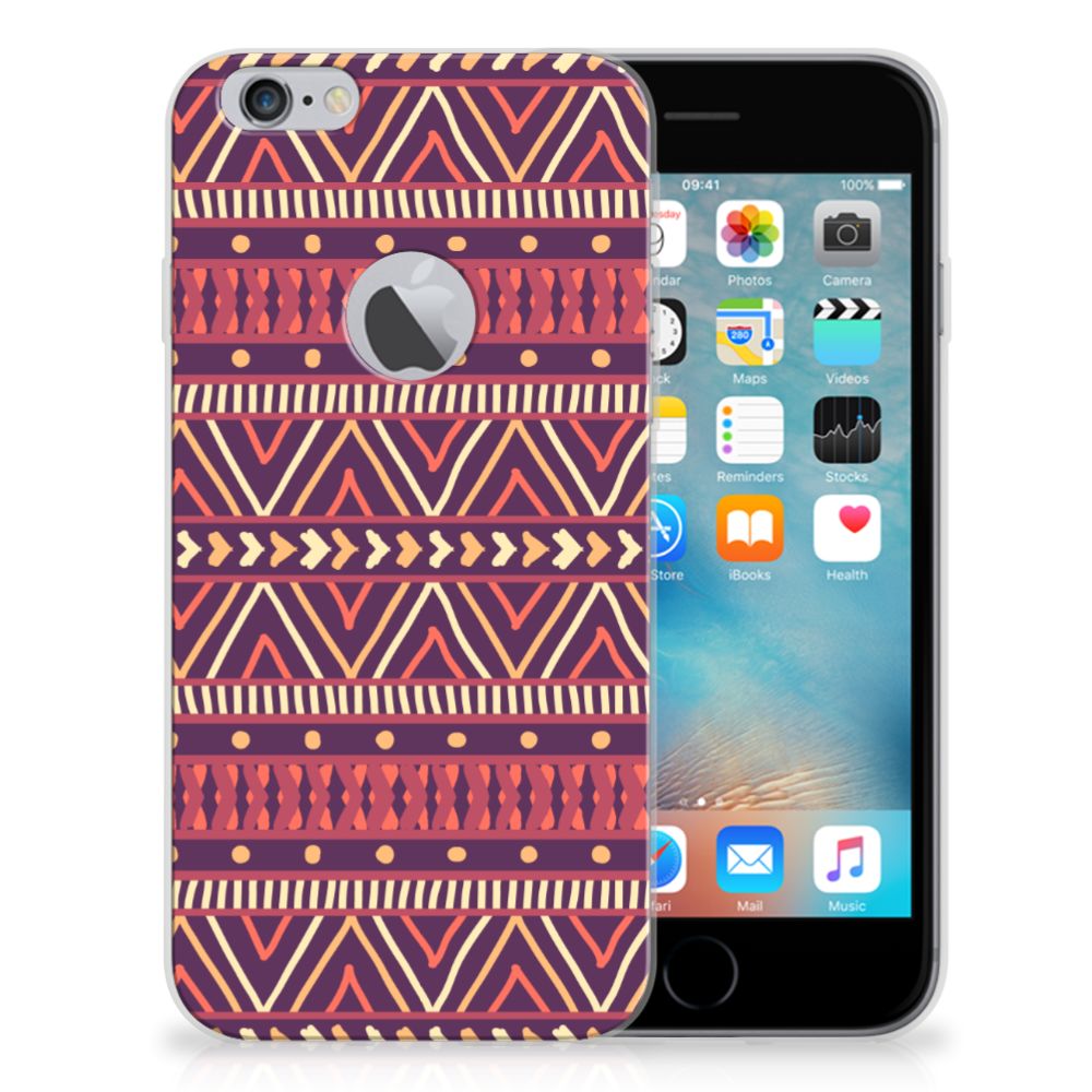 Apple iPhone 6 Plus | 6s Plus TPU bumper Aztec Paars