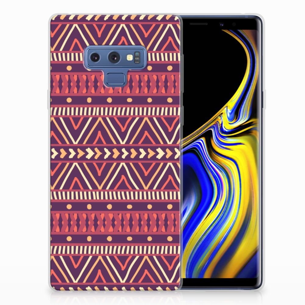 Samsung Galaxy Note 9 TPU bumper Aztec Paars