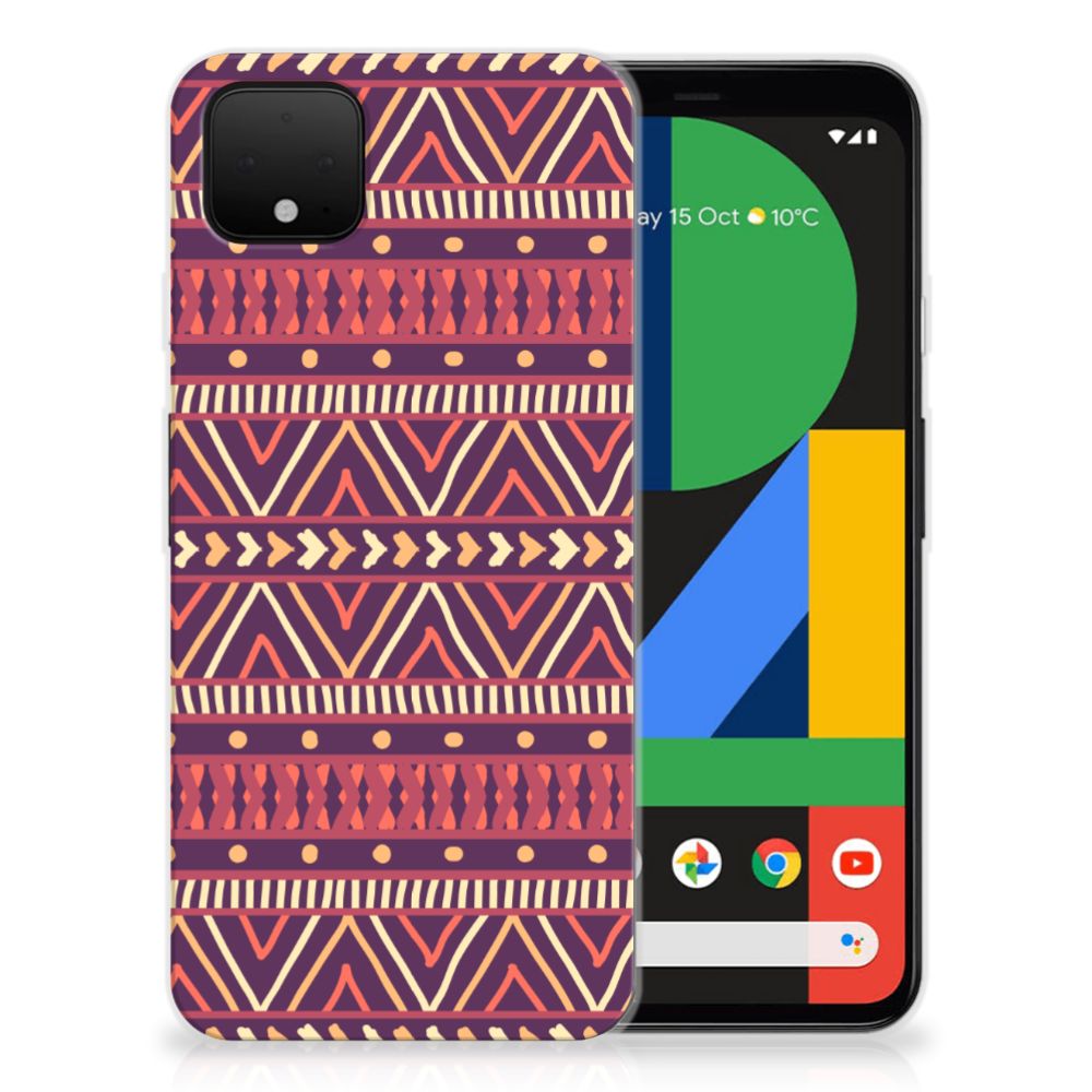 Google Pixel 4 XL TPU bumper Aztec Paars