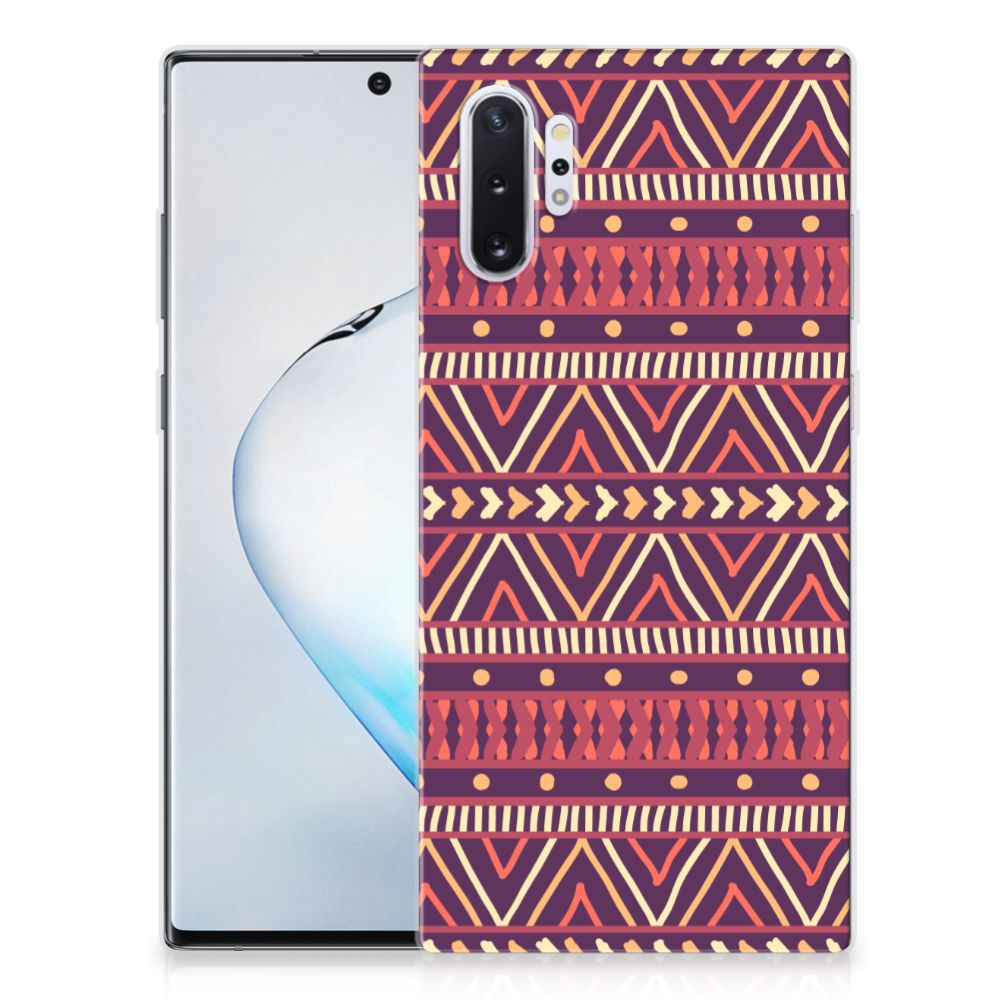 Samsung Galaxy Note 10 Plus TPU bumper Aztec Paars