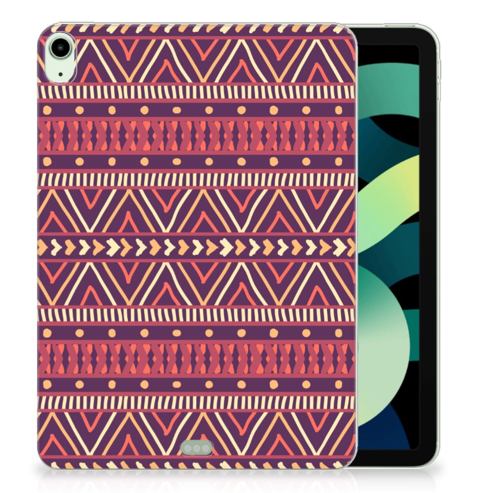 iPad Air (2020/2022) 10.9 inch Hippe Hoes Aztec Paars