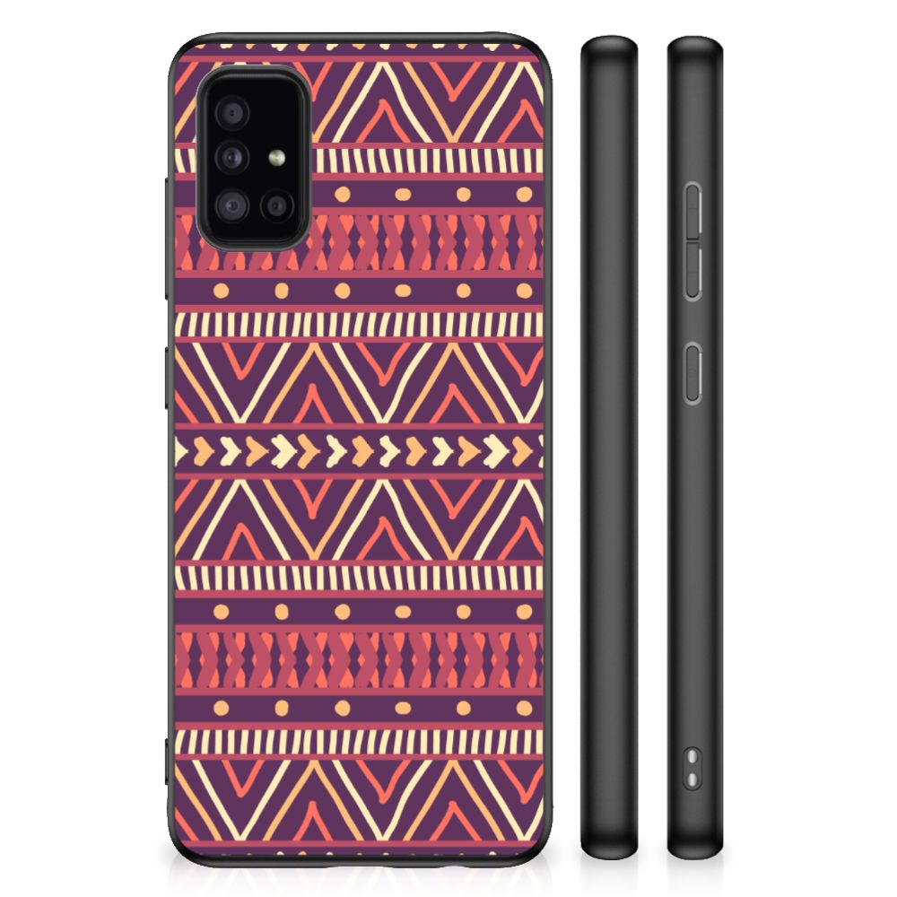 Samsung Galaxy A51 Bumper Case Aztec Paars