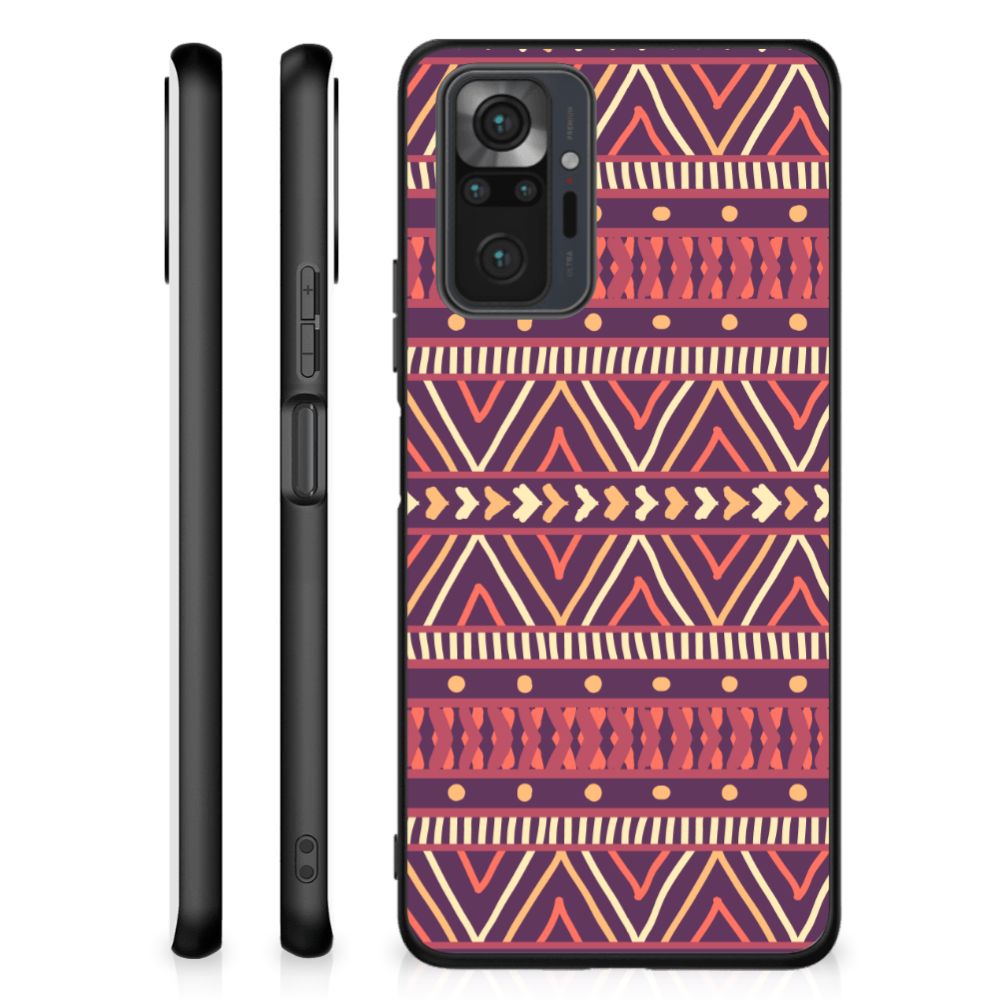 Xiaomi Redmi Note 10 Pro Back Case Aztec Paars
