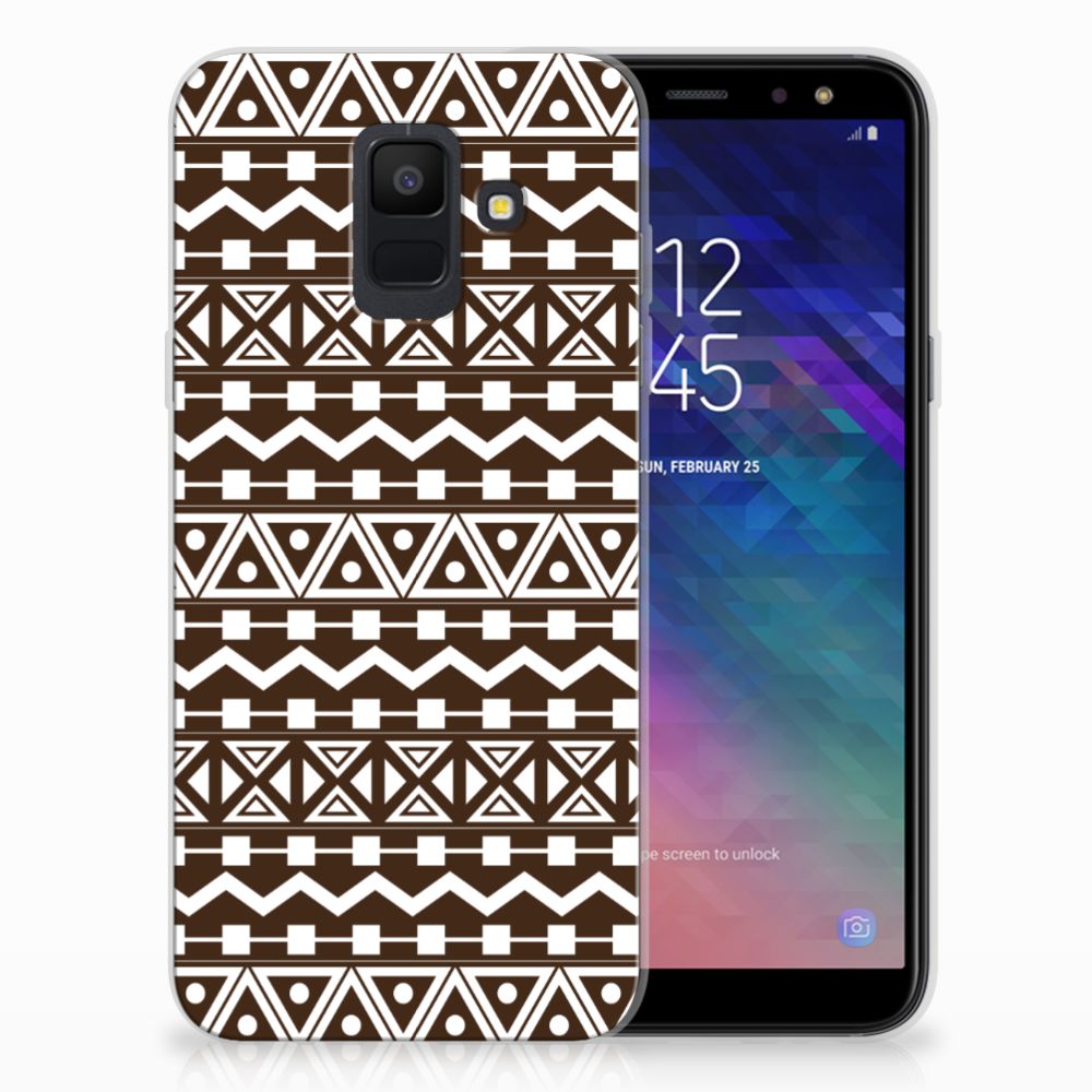 Samsung Galaxy A6 (2018) TPU bumper Aztec Brown