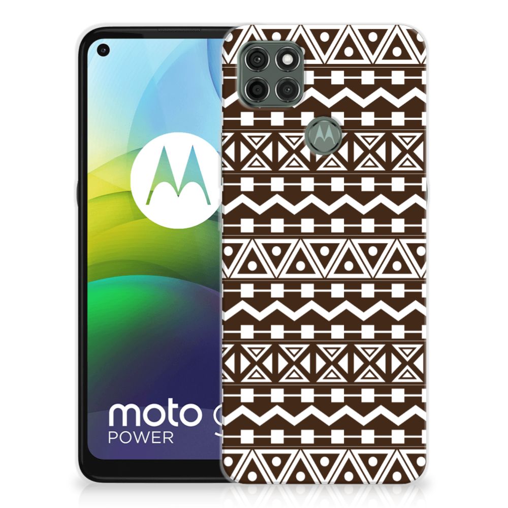 Motorola Moto G9 Power TPU bumper Aztec Brown