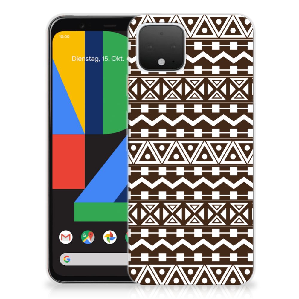 Google Pixel 4 TPU bumper Aztec Brown