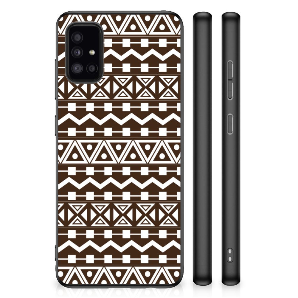 Samsung Galaxy A51 Bumper Case Aztec Brown
