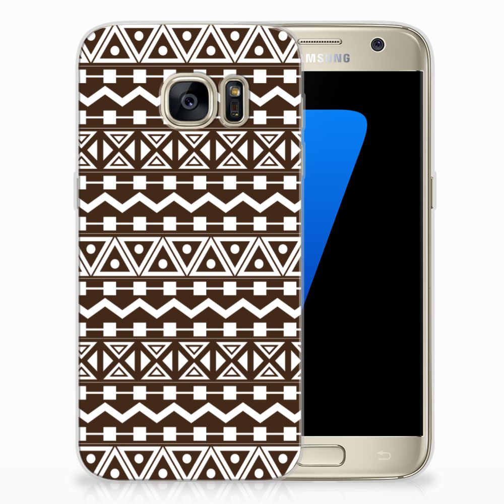 Samsung Galaxy S7 TPU bumper Aztec Brown
