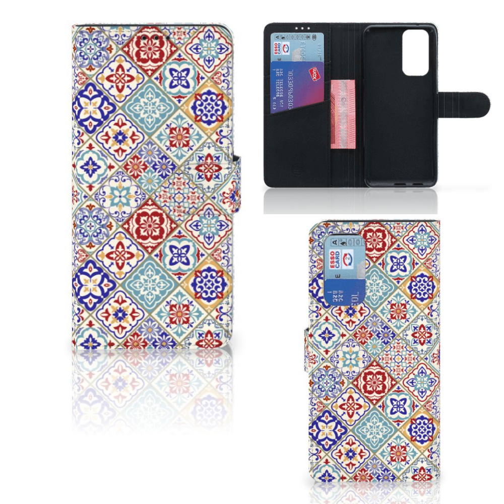 OnePlus 9 Pro Bookcase Tiles Color