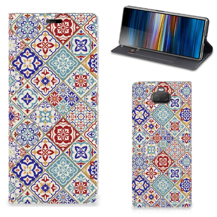 Sony Xperia 10 Plus Standcase Tiles Color