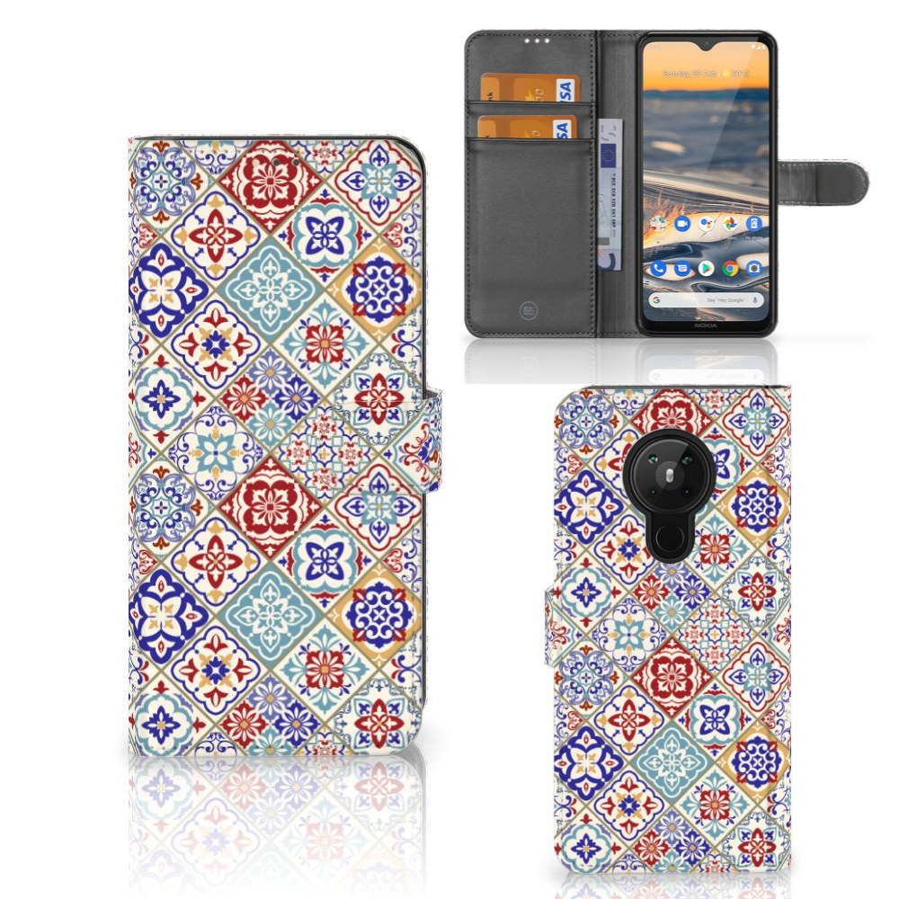 Nokia 5.3 Bookcase Tiles Color