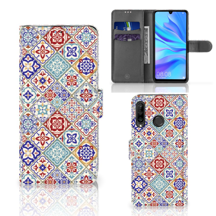 Huawei P30 Lite (2020) Bookcase Tiles Color