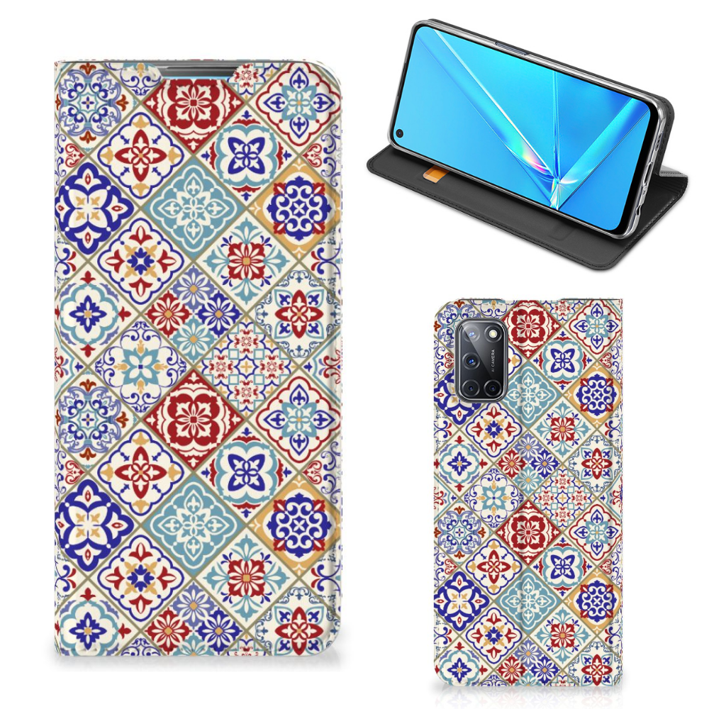 OPPO A52 | A72 Standcase Tiles Color