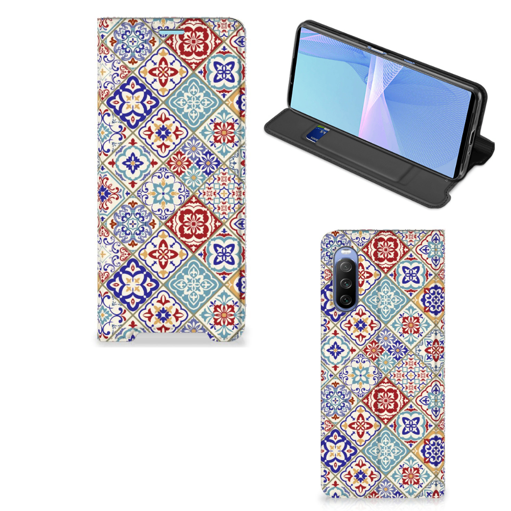 Sony Xperia 10 III Standcase Tiles Color