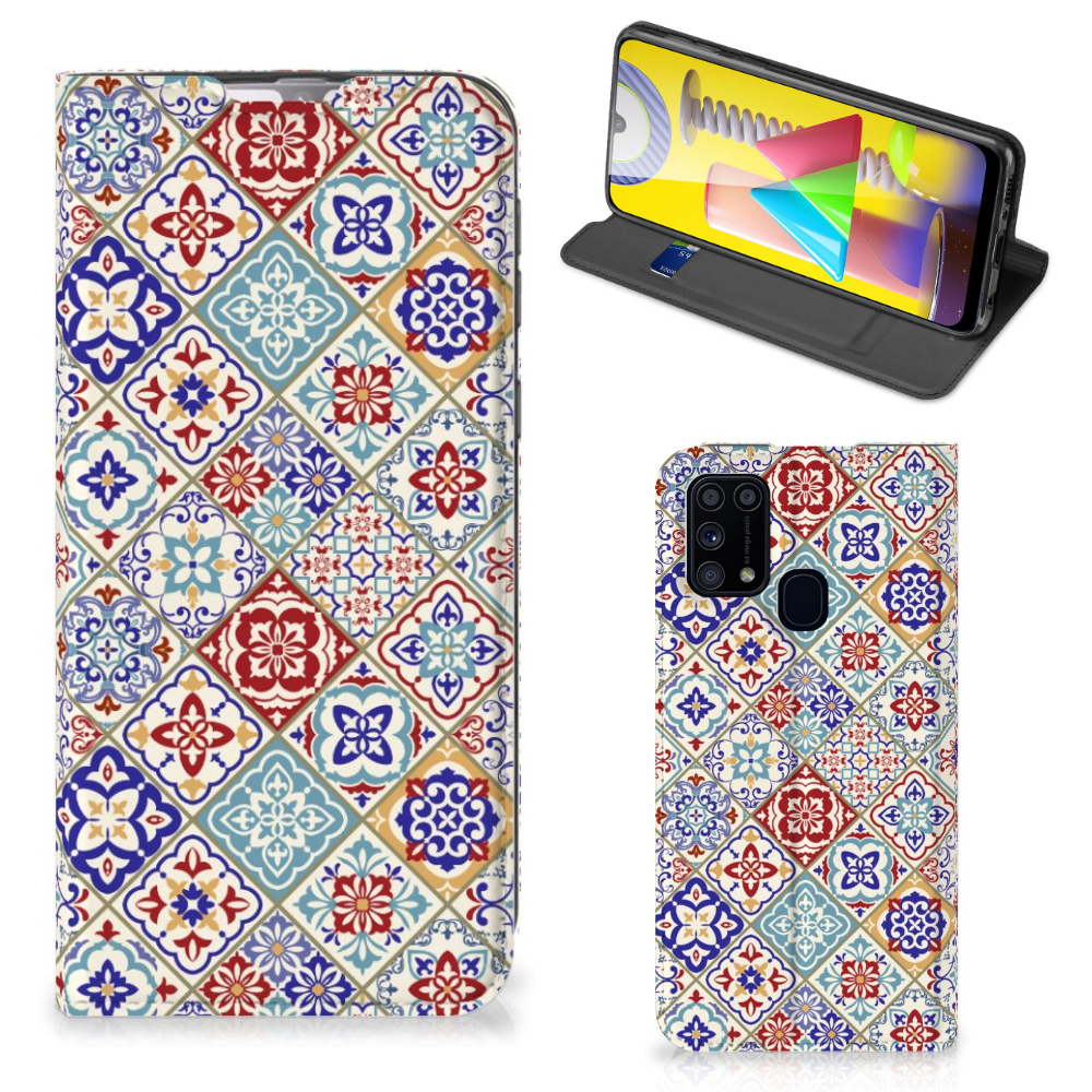 Samsung Galaxy M31 Standcase Tiles Color