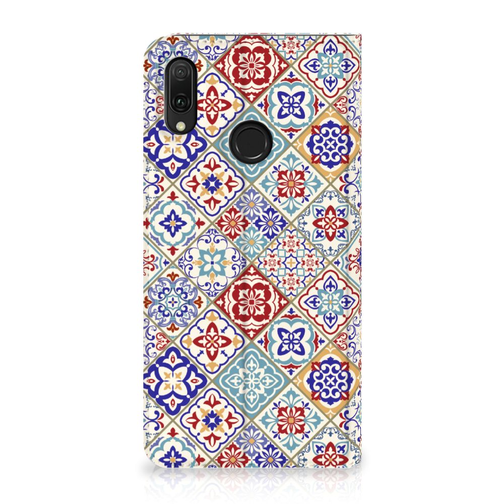 Huawei Y7 hoesje Y7 Pro (2019) Standcase Tiles Color