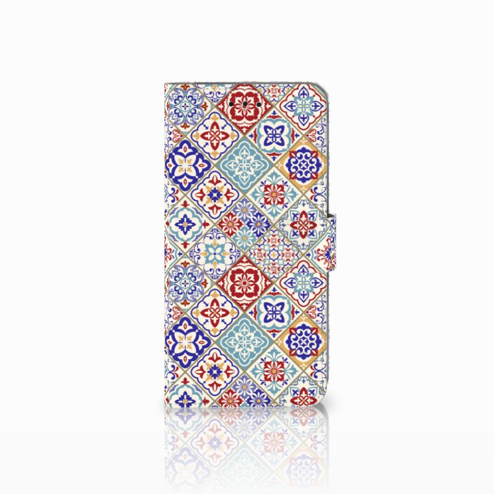 Samsung Galaxy A6 Plus 2018 Bookcase Tiles Color