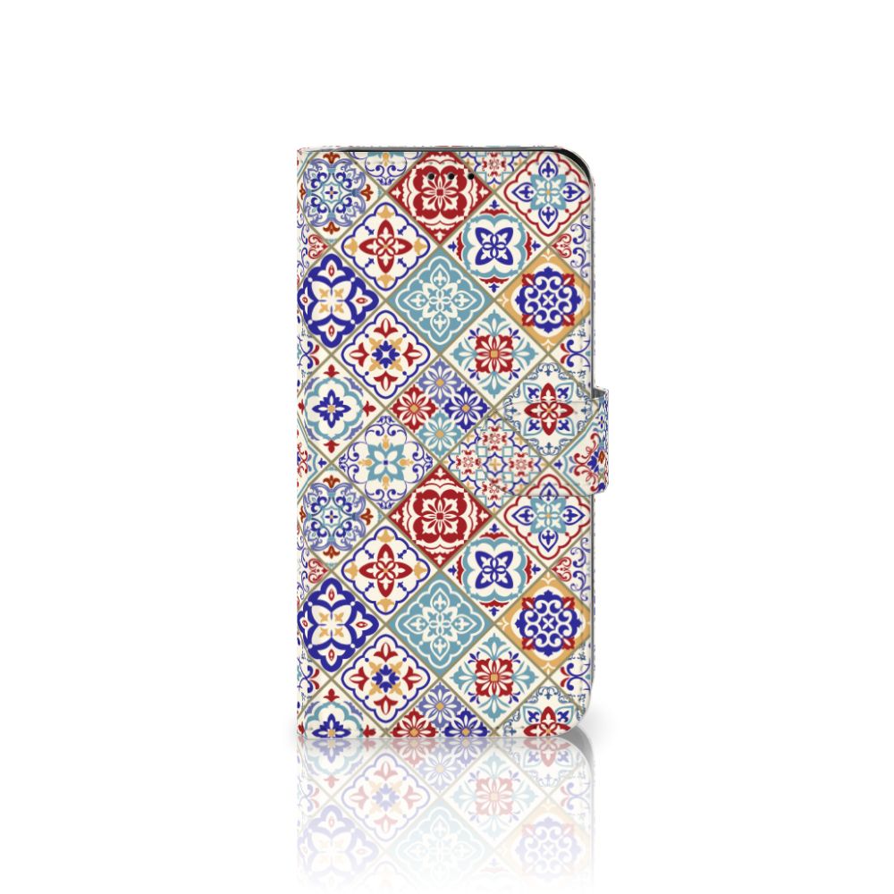 Samsung Galaxy A7 (2018) Bookcase Tiles Color