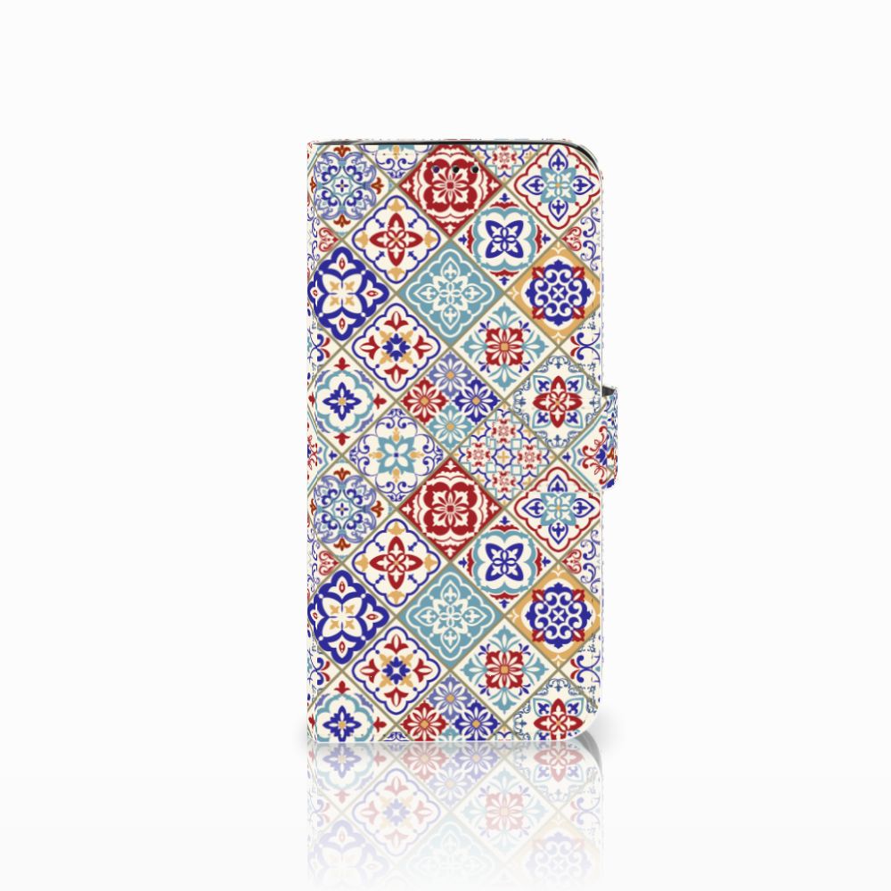 Samsung Galaxy A70 Bookcase Tiles Color