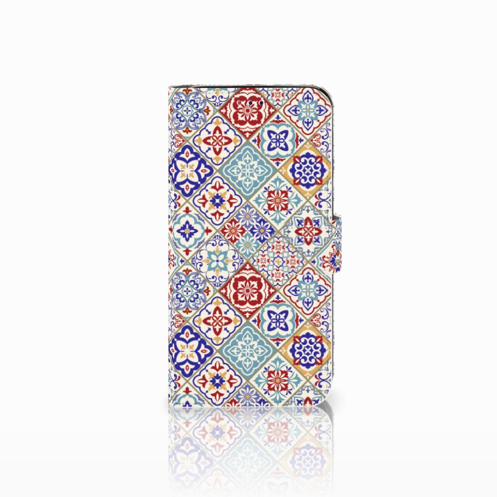 Samsung Galaxy A10 Bookcase Tiles Color