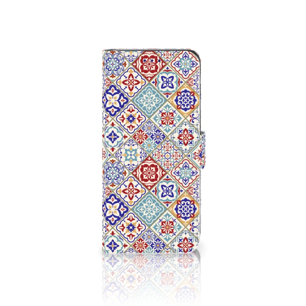 Samsung Galaxy S10 Bookcase Tiles Color