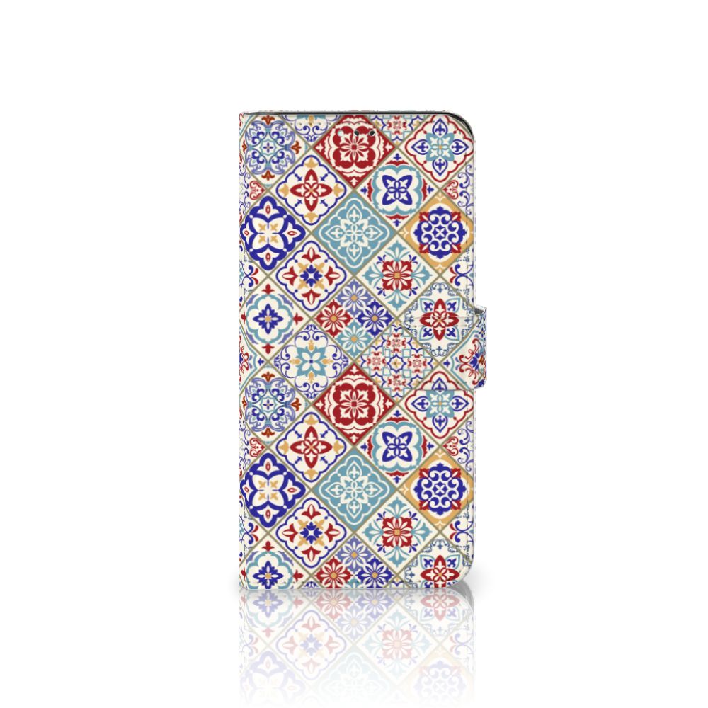 Samsung Galaxy A12 Bookcase Tiles Color