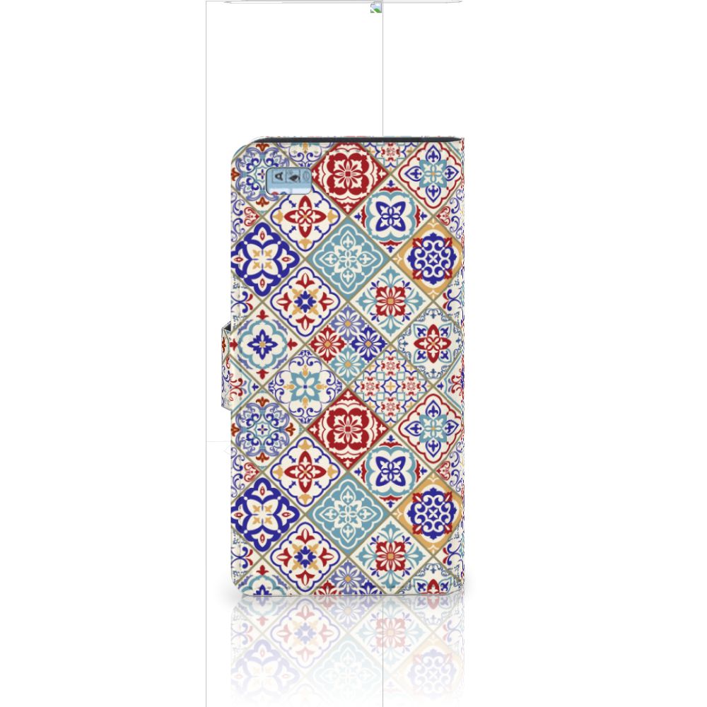 Huawei Ascend P8 Lite Bookcase Tiles Color