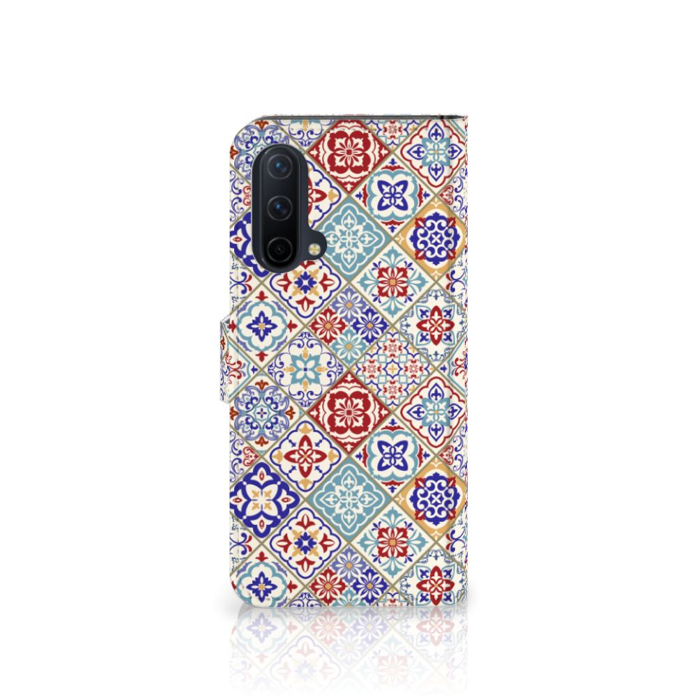 OnePlus Nord CE 5G Bookcase Tiles Color