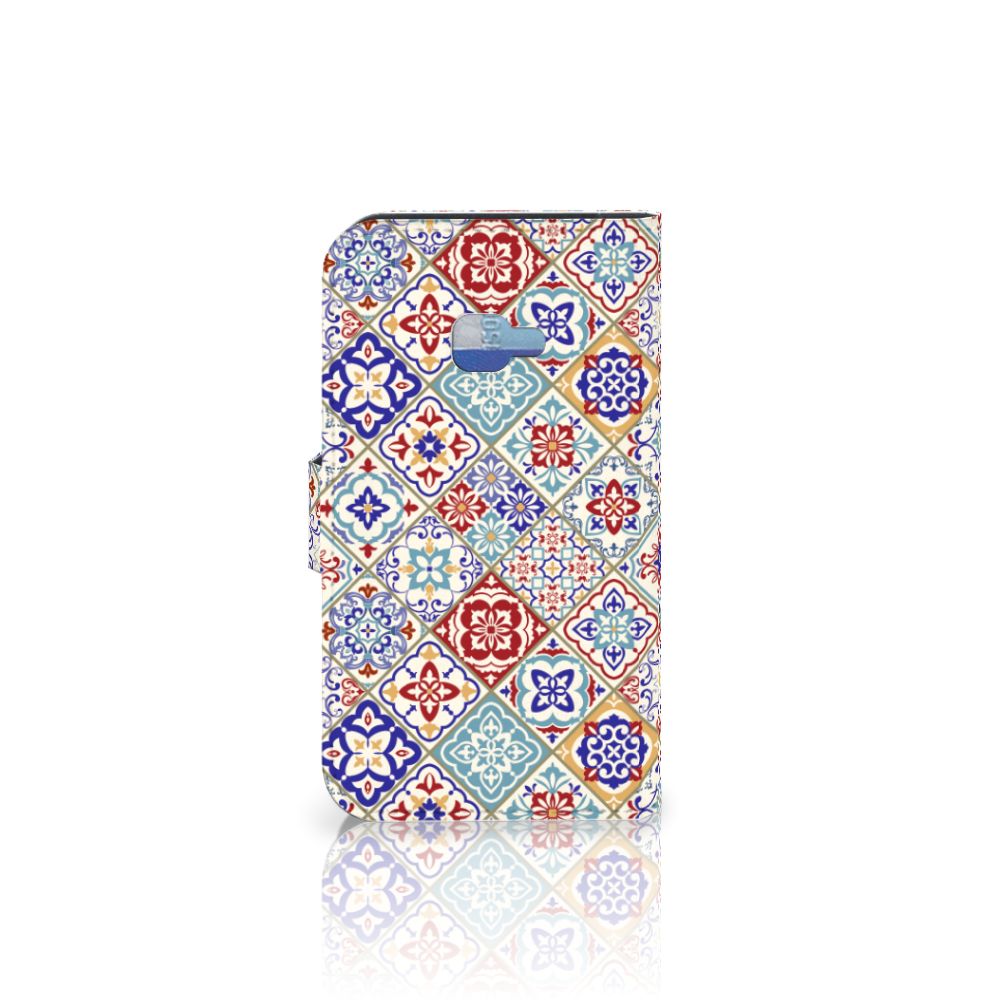 Samsung Galaxy Xcover 4 | Xcover 4s Bookcase Tiles Color