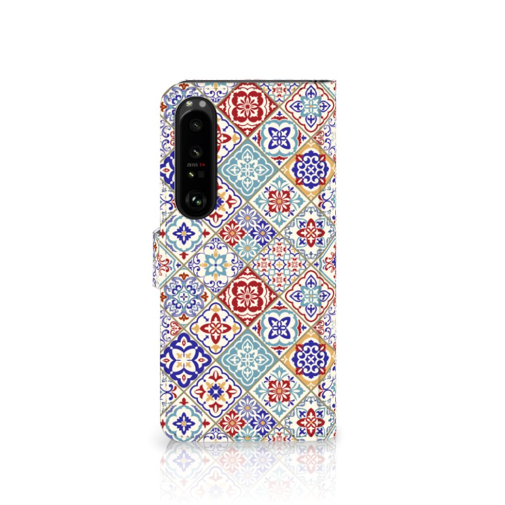 Sony Xperia 1 IV Bookcase Tiles Color