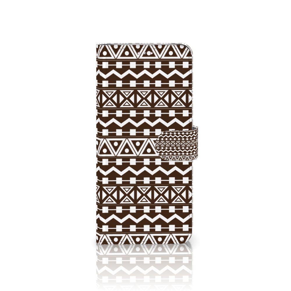 Samsung Note 10 Lite Telefoon Hoesje Aztec Brown