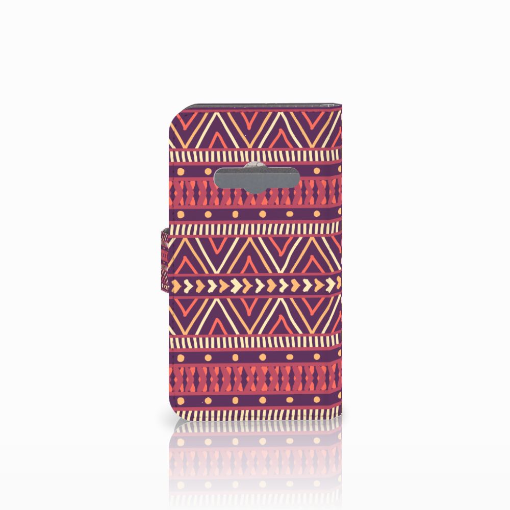 Samsung Galaxy Xcover 3 | Xcover 3 VE Telefoon Hoesje Aztec Paars