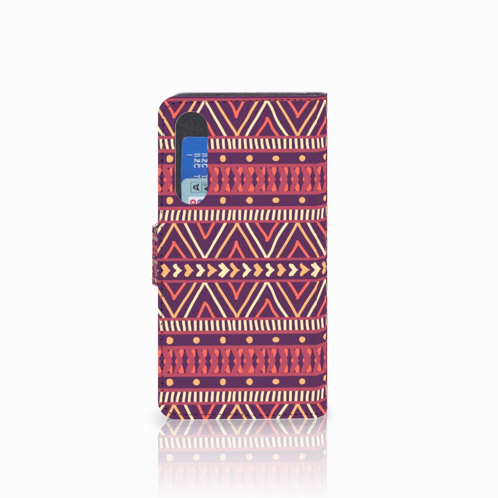 Huawei P30 Telefoon Hoesje Aztec Paars