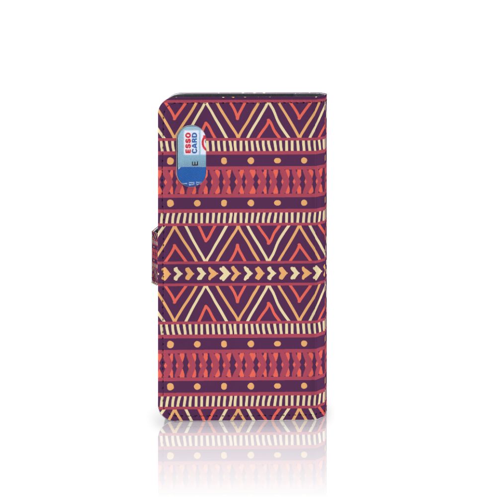 Samsung Xcover Pro Telefoon Hoesje Aztec Paars