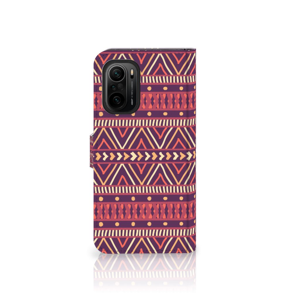 Poco F3 | Xiaomi Mi 11i Telefoon Hoesje Aztec Paars
