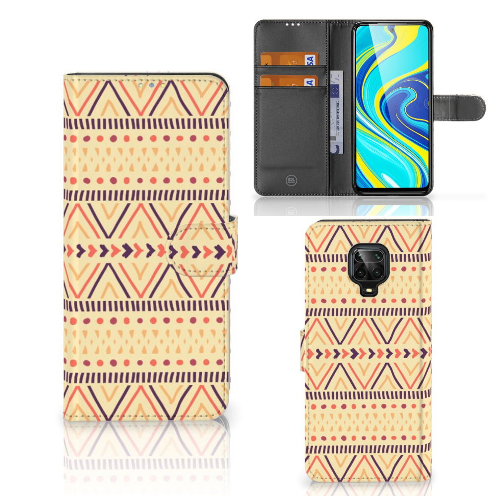 Xiaomi Redmi Note 9 Pro | Note 9S Telefoon Hoesje Aztec Yellow