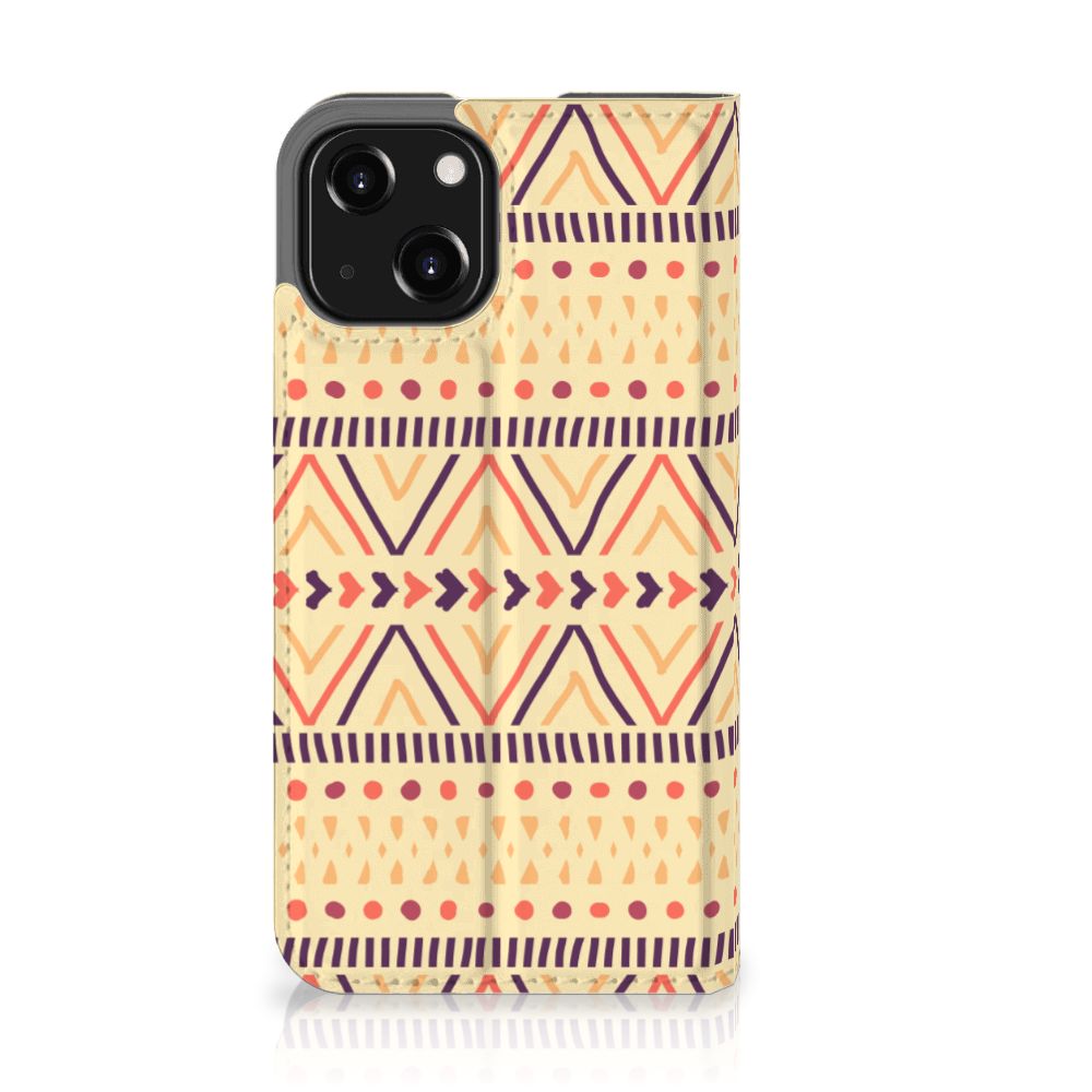 iPhone 13 Mini Hoesje met Magneet Aztec Yellow