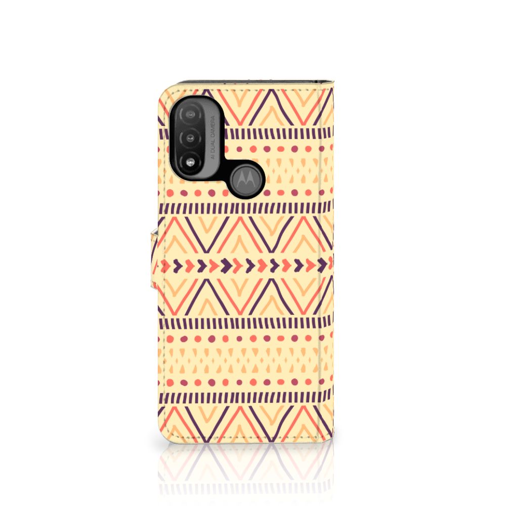 Motorola Moto E20 | E30 | E40 Telefoon Hoesje Aztec Yellow