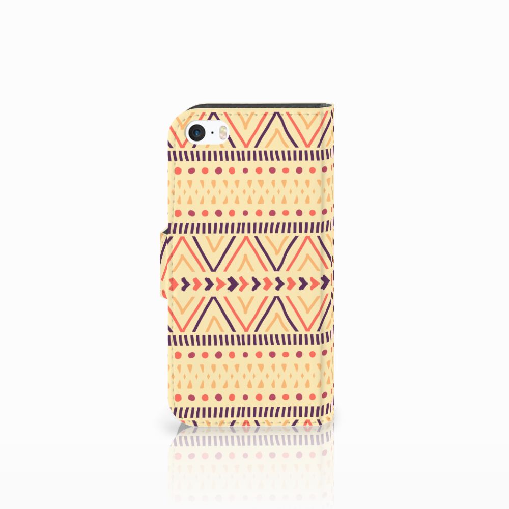 Apple iPhone 5 | 5s | SE Telefoon Hoesje Aztec Yellow