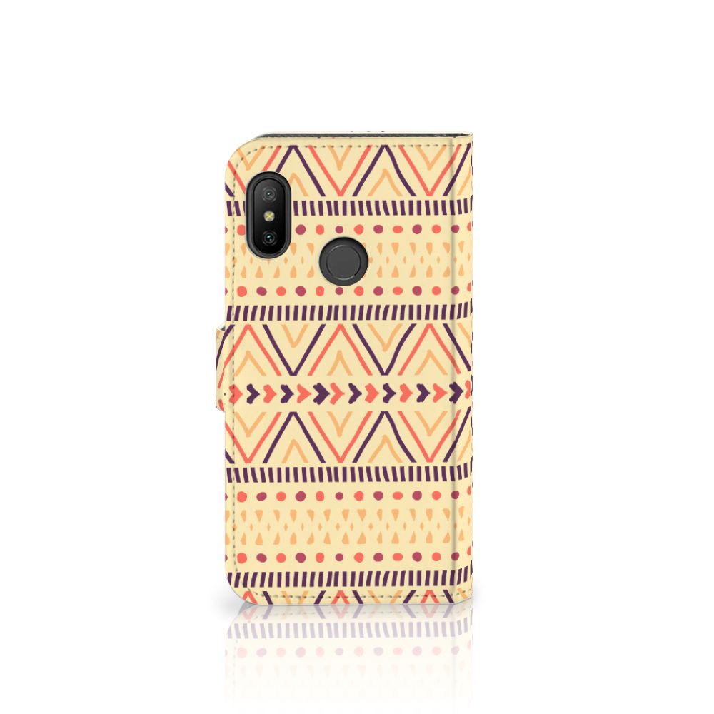 Xiaomi Mi A2 Lite Telefoon Hoesje Aztec Yellow