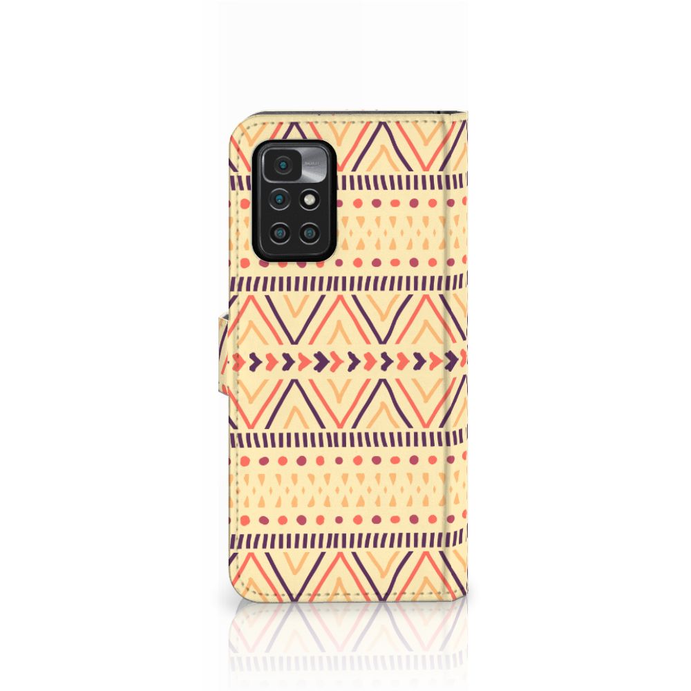 Xiaomi Redmi 10 Telefoon Hoesje Aztec Yellow