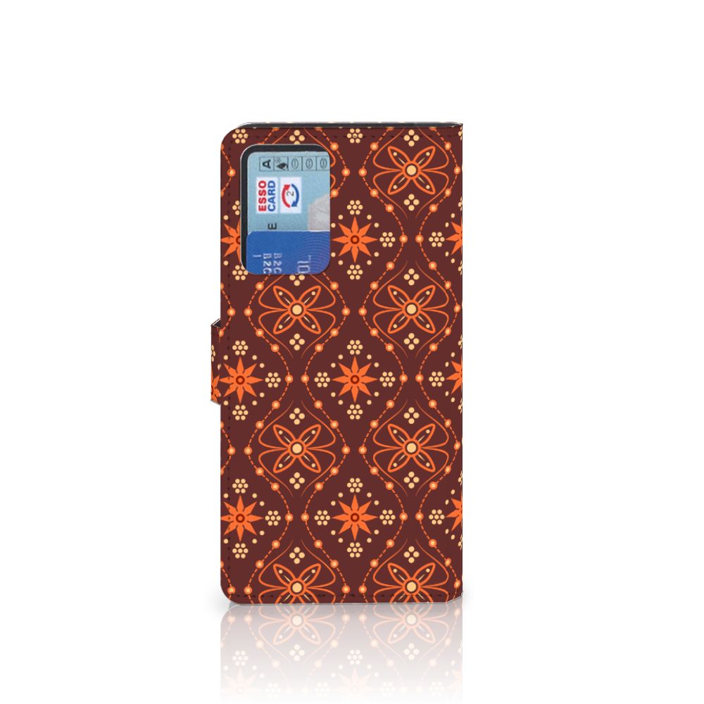 Xiaomi Redmi Note 10 Pro Telefoon Hoesje Batik Brown