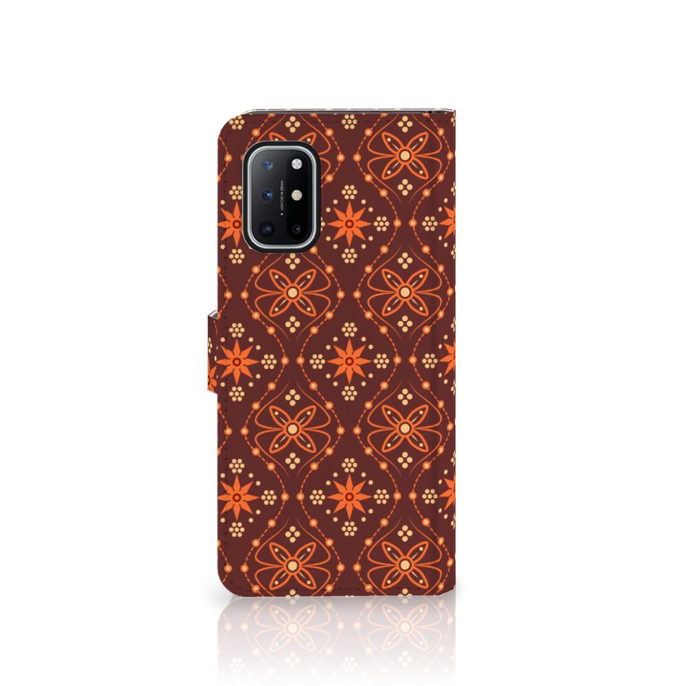 OnePlus 8T Telefoon Hoesje Batik Brown