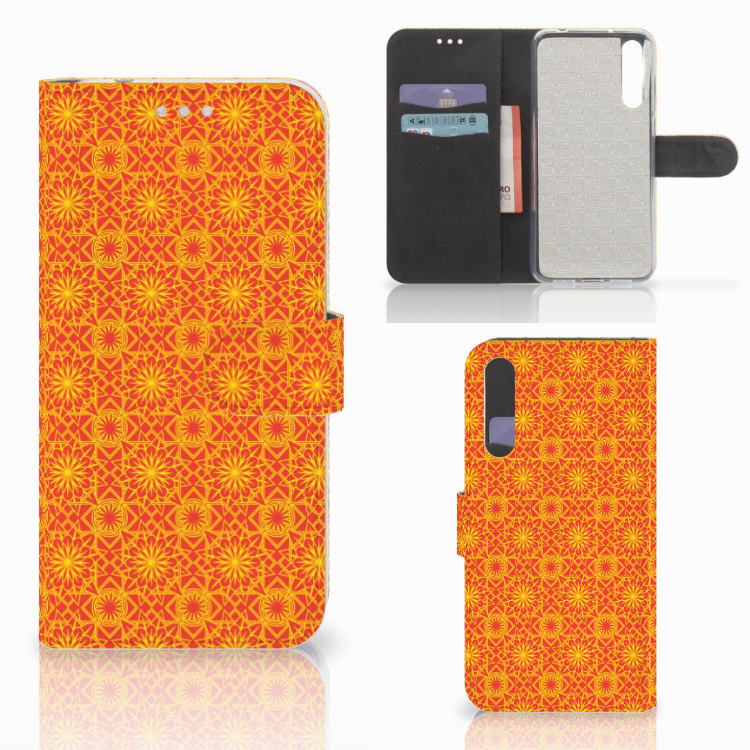 Huawei P20 Pro Telefoon Hoesje Batik Oranje